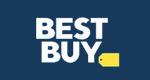 Best Buy logo with yellow price tag.